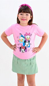 ESTAMPA DISNEY (INFANTIL) - ROSA CLARO