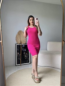 REGATA VESTIDO (RIBANA CANELADO) - PINK