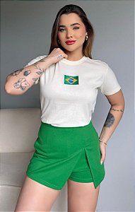 BANDEIRA (BORDADA)- AMARELO CLARO