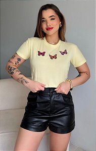 TRIX BORBOLETA- AMARELO CLARO