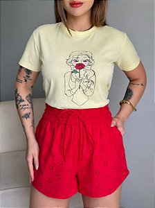 ROSA BELA- AMARELO CLARO