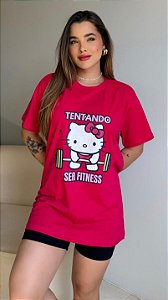 MAX TSHIRT TENTANDO SER FITNESS- PINK