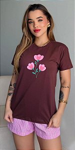 FLOR - MARROM
