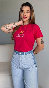 JESUS (BORDADA)-PINK