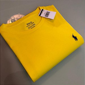 Camiseta Ralph Lauren Basic Custom-Fit Amarela