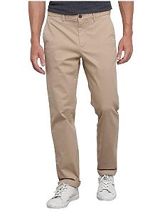 Calça Tommy Hilfiger Masculina de Sarja Brooklyn Caqui