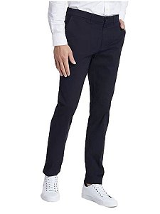 Calça Tommy Hilfiger Masculina de Sarja Brooklyn Preta