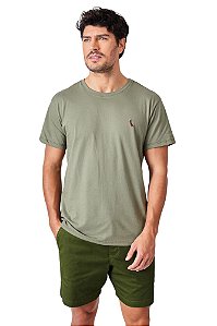 Camiseta Reserva Masculina Básica Verde militar
