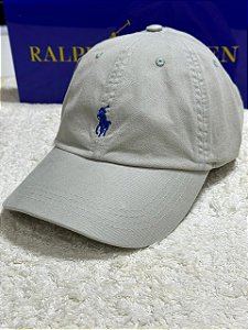 Boné Polo Ralph Lauren Cotton Chino Baseball Cinza