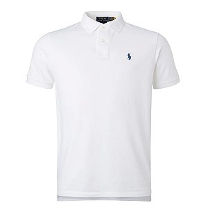Polo Ralph Lauren Masculina Custom Fit Strong Cotton Branca