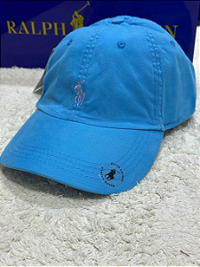 Boné Polo Ralph Lauren Cotton Chino Baseball Azul