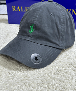 Boné Polo Ralph Lauren Cotton Chino Baseball Chumbo