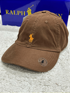 Boné Polo Ralph Lauren Cotton Chino Baseball Marrom