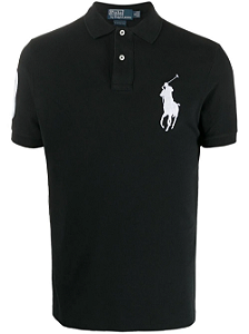 Polo Ralph Lauren Masculina Custom Fit Big Preta