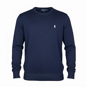 Suéter RL Masculino Crewneck Azul marinho