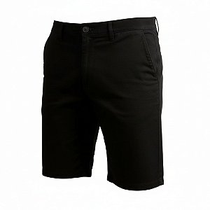 Bermuda Tommy Hilfiger Masculina de Sarja Stretch Preta