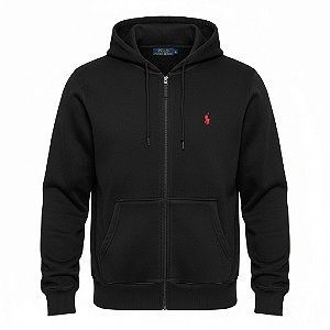 Moletom RL Masculino Ziper Preto