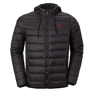 Jaqueta RL Masculina Puffer Preta