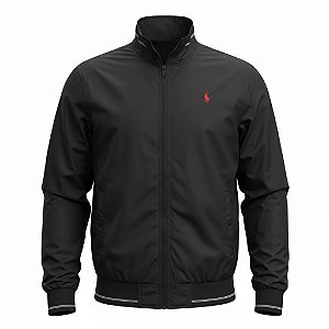 Jaqueta RL Masculina Nylon Bomber Preta