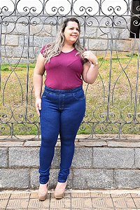 CALÇA FEMININA BLACK LEGGING - PLUS SIZE - Loja Moda Grande Brasil