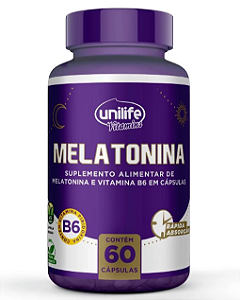 Melatonina 300g com 60cps - Unilife