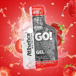 Go! Energy Now Gel - Morango com Limão- Atlhetica Nutrition