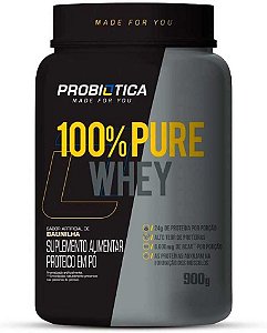 100% Pure Whey 900g - Probiótica - Baunilha