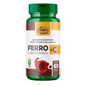 Ferro + C com 60 Cápsulas -Unilife