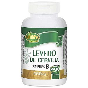 Levedo De Cerveja Complexo B 450mg  400Comp - Unilife