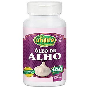 Oleo De Alho 350mg  60caps - Unilife