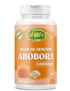 Óleo de Semente de Abóbora 1200mg  60caps  - Unilife
