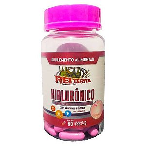 Ácido Hialurônico 60 Cápsulas | Rei Terra