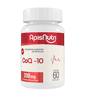 Coenzima Q10 200MG 60 Cáps | ApisNutri