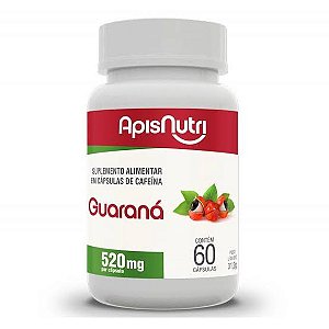 Guaraná 75mg 60 Cápsulas  | Apisnutri