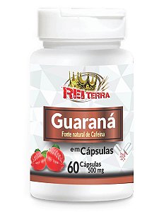 Guaraná - Rei da terra - 500mg 60caps
