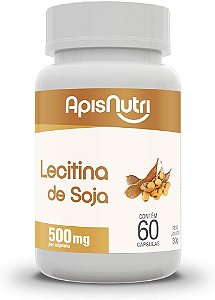 Lecitina De Soja 500mg 60 Cáps | ApisNutri