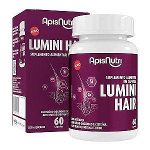 Lumini Hair 650mg 60 Cáps | ApisNutri