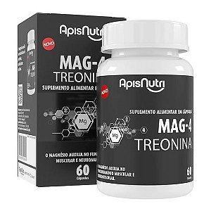 MAG-4 com Treonina 610mg 60 Cápsulas | ApisNutri