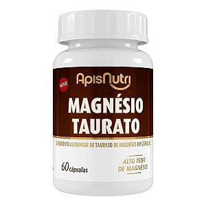 Magnésio Taurato 730mg 60 Cápsulas | ApisNutri