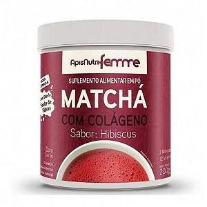 Matchá Solúvel Sabor Hibiscus 200g | ApisNutri