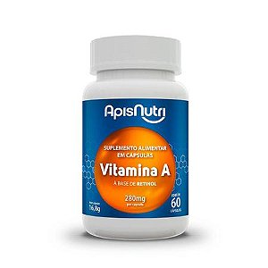 Suplemento de Vitamina A 60 Capsulas - ApisNutri