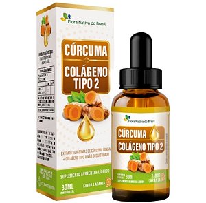 Cúrcuma + Colageno II Gotas 30ml - Flora Nativa do Brasil