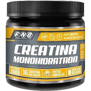 Creatina Monohidratada 300g Sabor Frutas Amarelas - Flora Nativa do Brasil