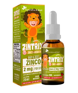 Zintrix Zinco em Gotas 20ml - Flora Nativa do Brasil