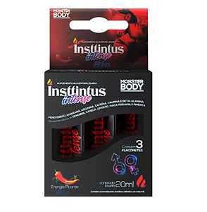 Insttintus Intense Sabor Energia Picante Flac.Disp C/03 de 20ml cada - Supraervas