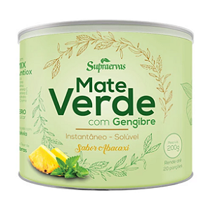 Mate Verde com Gengibre 200g - Supraervas