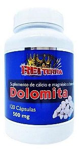 Dolomita 500mg 120 Cápsulas- Rei Terra