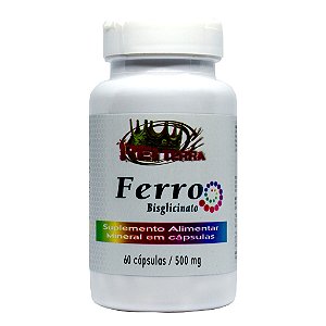 Ferro 250mg 60 Cápsulas- Rei Terra