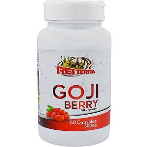 Goji Berry 500mg 60 Cápsulas - Rei Terra