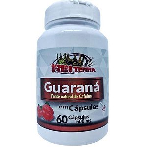 Guaraná 500mg 60 Cápsulas- Rei Terra